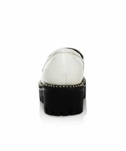 Aqua SHOES Women's Bela Studded Platform Loafers