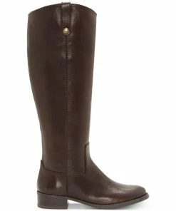 INC International Concepts Fawne Wide Calf Leather Riding Boots SHOES