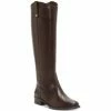 INC International Concepts Fawne Wide Calf Leather Riding Boots SHOES