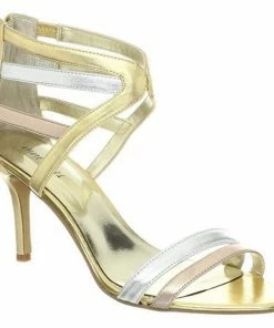 ShoeShock Sales Store 5 Nine West Geez Louis Leather Strappy SHOES