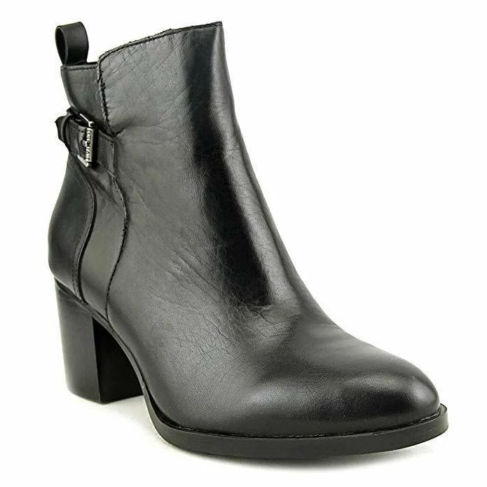 Ralph Lauren Genna Buckled Leather Ankle Boots 3 Ralph Lauren Genna Buckled Leather Ankle Boots