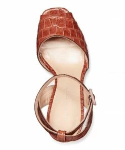 Giuseppe Zanotti Croc-Embossed Chunky Platform Sandals 6 Giuseppe Zanotti Croc-Embossed Chunky Platform Sandals
