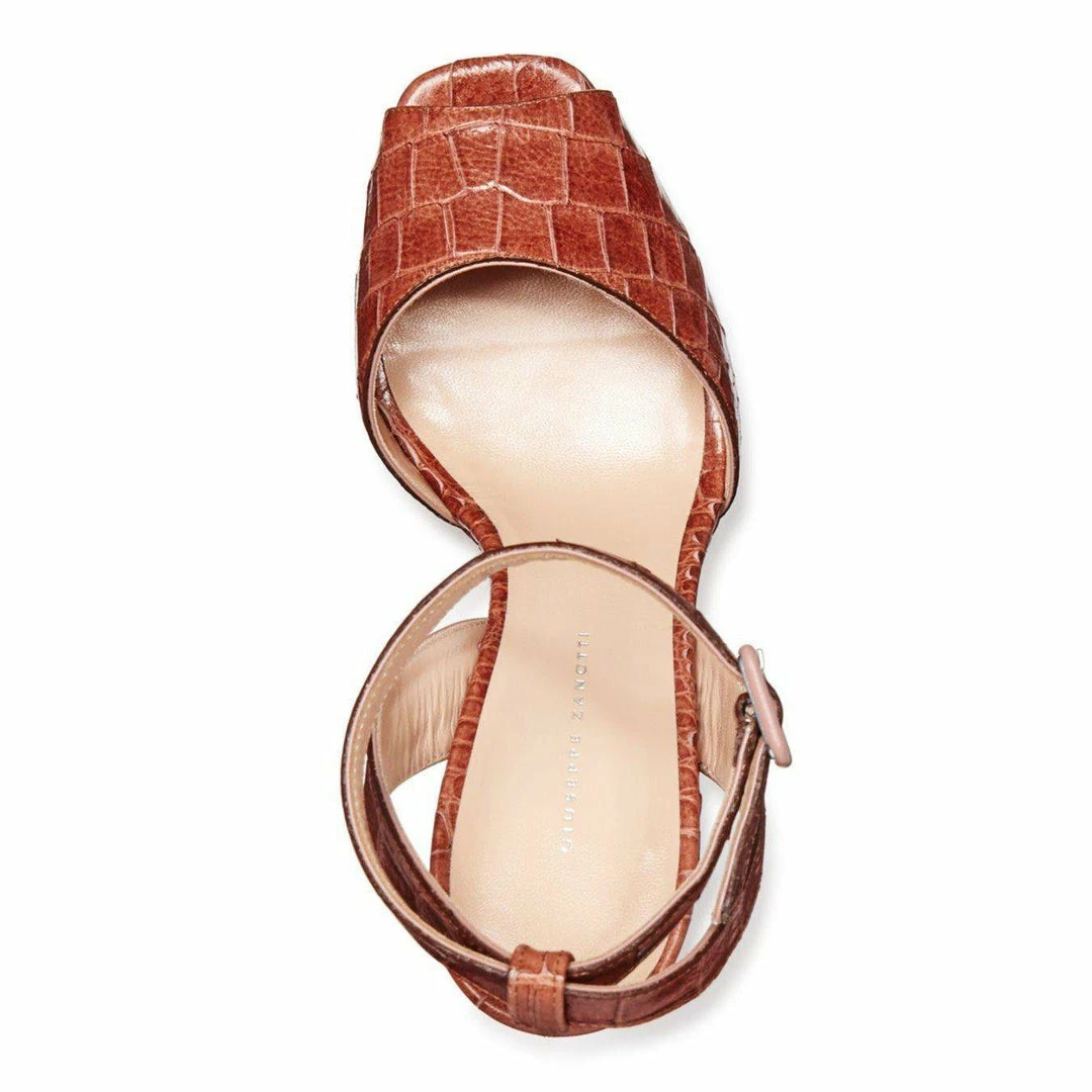 Giuseppe Zanotti Croc-Embossed Chunky Platform Sandals 4 Giuseppe Zanotti Croc-Embossed Chunky Platform Sandals