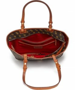 Dooney & Bourke HANDBAGS Gretta Signature Small Leisure Shopper Tote 12 Dooney & Bourke HANDBAGS Gretta Signature Small Leisure Shopper Tote