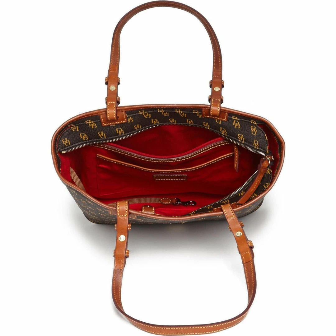 Dooney & Bourke HANDBAGS Gretta Signature Small Leisure Shopper Tote 7 Dooney & Bourke HANDBAGS Gretta Signature Small Leisure Shopper Tote