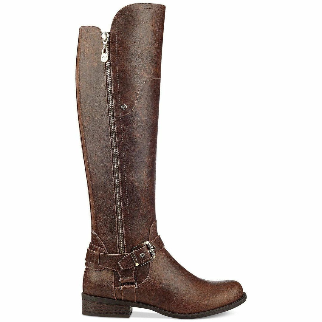 G By Guess Harson Wide-Calf Tall Boots Brown 4 G By Guess Harson Wide-Calf Tall Boots Brown