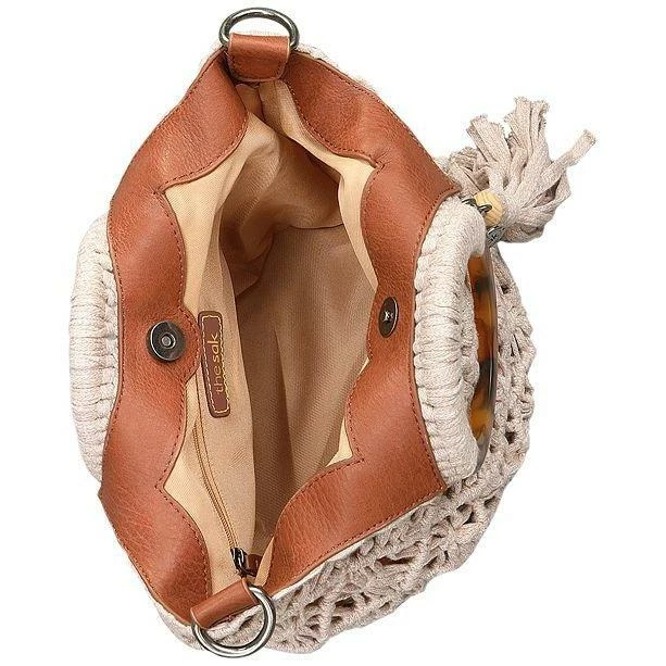 The Sak HANDBAGS Helena Crochet Bracelet Handle Crossbody 5 The Sak HANDBAGS Helena Crochet Bracelet Handle Crossbody