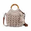 The Sak HANDBAGS Helena Crochet Bracelet Handle Crossbody