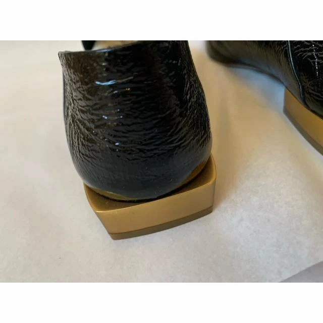 Salvatore Ferragamo Black Lana Embellished Textured Patent-leather Loafers SHOES 12 Salvatore Ferragamo Black Lana Embellished Textured Patent-leather Loafers SHOES