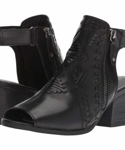 Baretraps SHOES Ivalyn Block Heel Open Toe Bootie