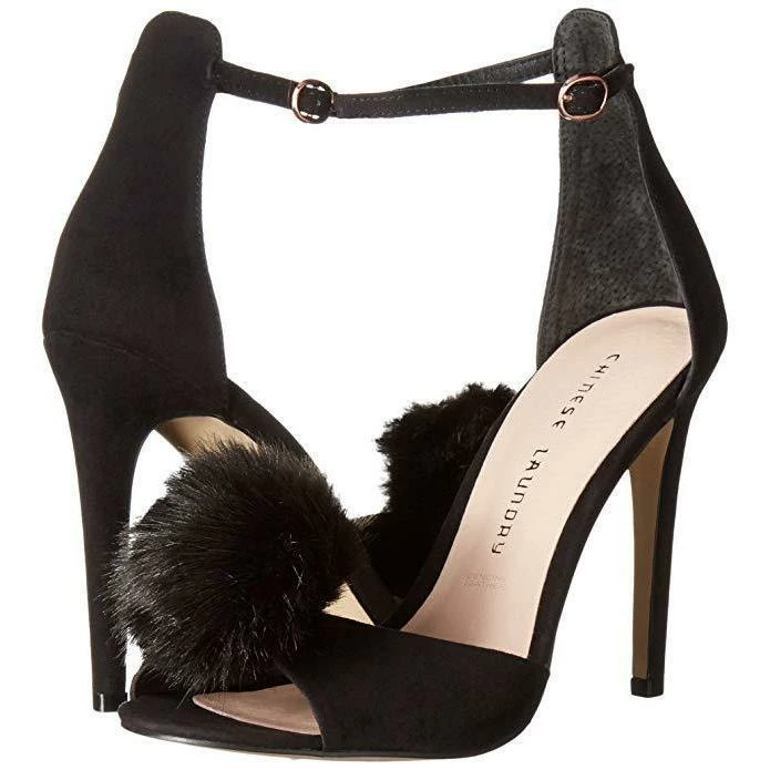 Chinese Laundry Jannet Pom-Pom Sandals SHOES 6 Chinese Laundry Jannet Pom-Pom Sandals SHOES