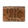Michael Kors Wallets Jet Set Flap Card Case Brown