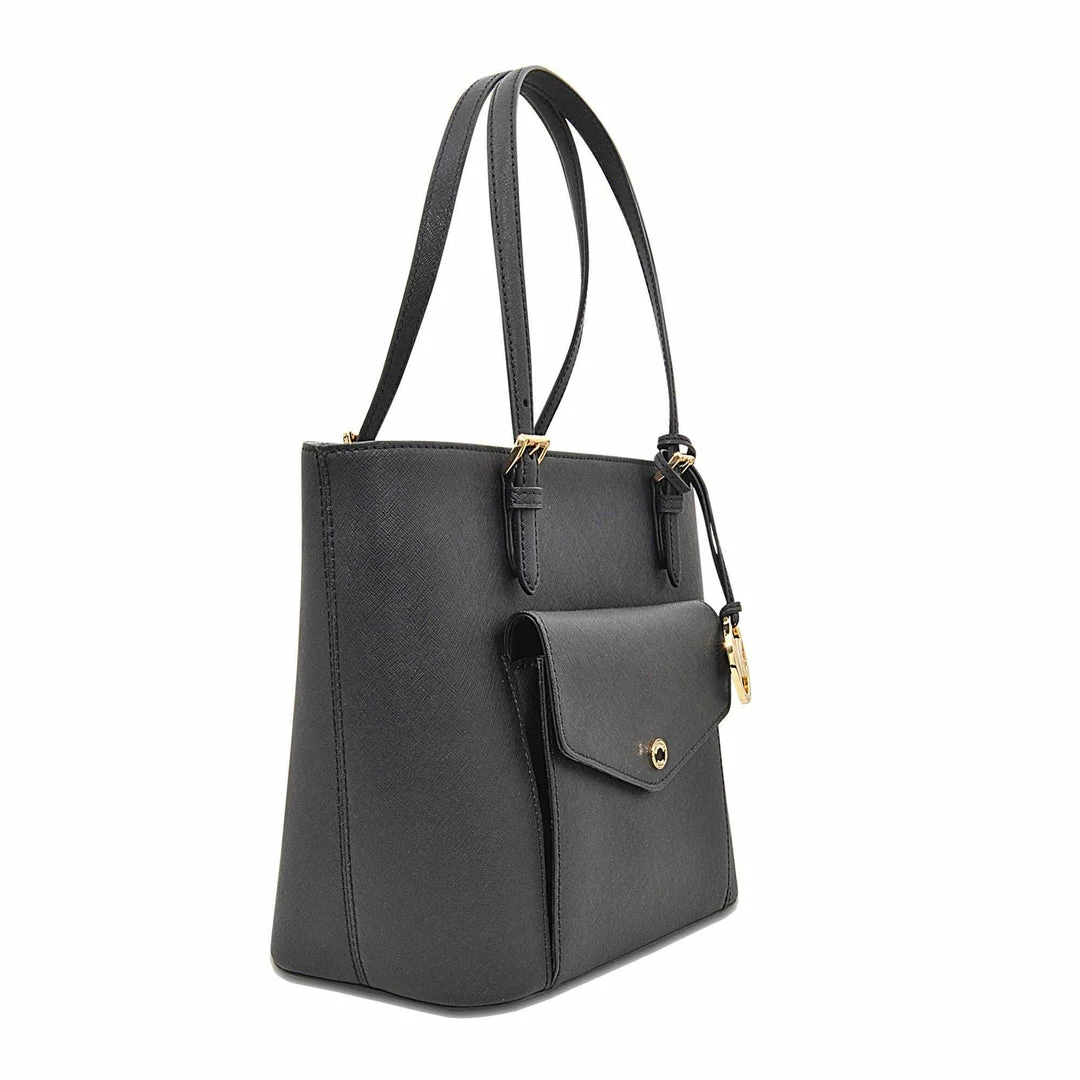 Michael Kors Jet Set Multi Function Medium Pocket Tote Black 4 Michael Kors Jet Set Multi Function Medium Pocket Tote Black