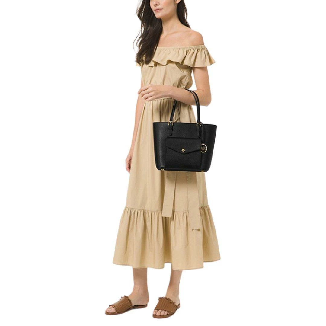 Michael Kors Jet Set Multi Function Medium Pocket Tote Black 6 Michael Kors Jet Set Multi Function Medium Pocket Tote Black