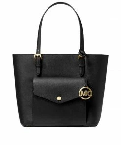 Michael Kors Jet Set Multi Function Medium Pocket Tote Black