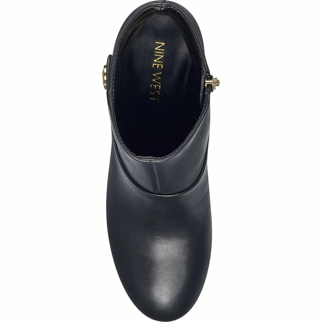 Nine West Kirtley Block-Heel Booties SHOES 7 Nine West Kirtley Block-Heel Booties SHOES