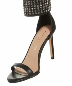 Kurt Geiger Seth Embellished Ankle Strap High-Heel Sandals