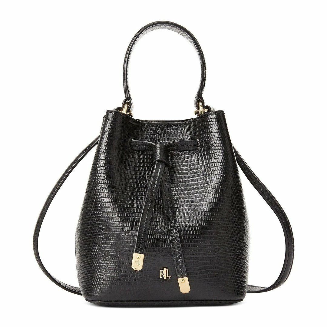 Ralph Lauren HANDBAGS Lizard-Embossed Leather Micro Debby Bucket Bag 3 Ralph Lauren HANDBAGS Lizard-Embossed Leather Micro Debby Bucket Bag