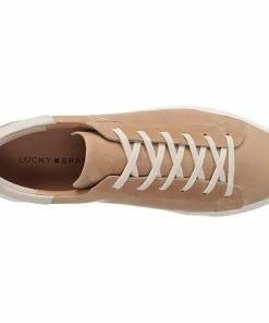 Lucky Brand SHOES Lotuss3 Leather Low Top Lace Up Sneakers