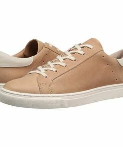 Lucky Brand SHOES Lotuss3 Leather Low Top Lace Up Sneakers