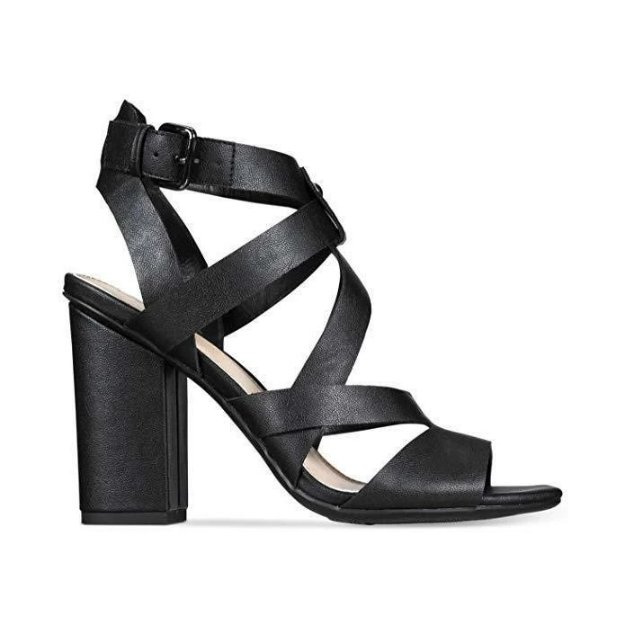 Bar III Mae City Block Heel Sandals SHOES 4 Bar III Mae City Block Heel Sandals SHOES