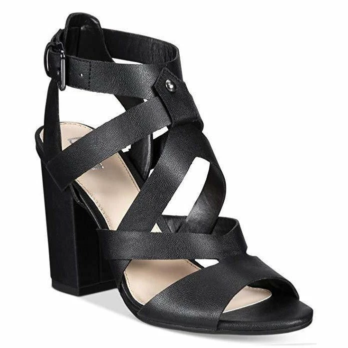 Bar III Mae City Block Heel Sandals SHOES 3 Bar III Mae City Block Heel Sandals SHOES
