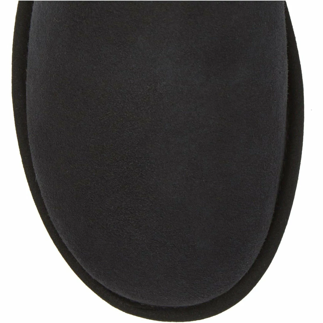 UGG Maia Black Suede Shearling Drawstring Short Boots 7 UGG Maia Black Suede Shearling Drawstring Short Boots