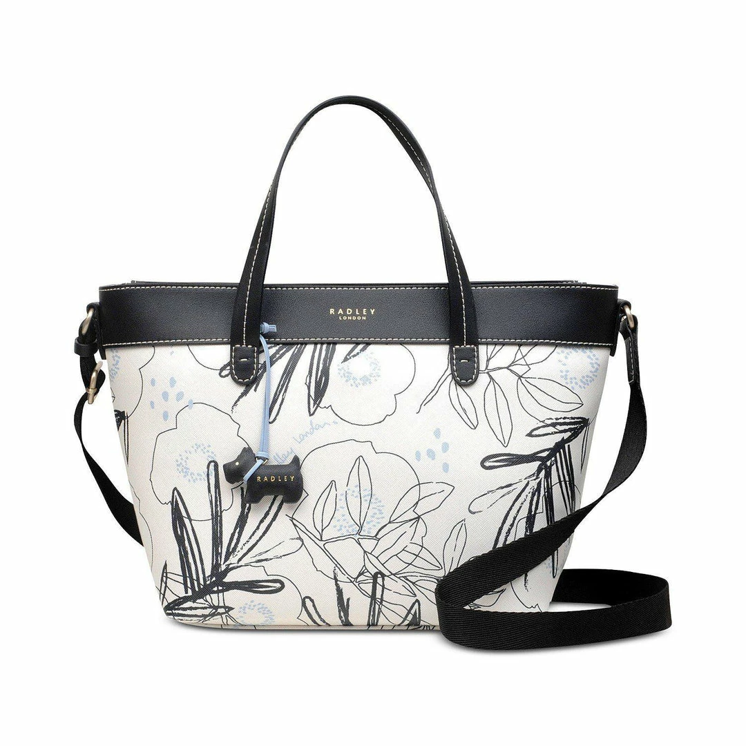 Radley London Multiway Grab Bag Hand Drawn Print HANDBAGS 3 Radley London Multiway Grab Bag Hand Drawn Print HANDBAGS