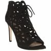 Via Spiga Oria Cutout Lace Up Open Toe Booties