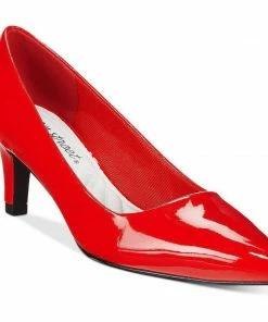 Easy Street Pointe Dress Pump Red SHOES