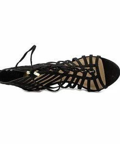 Material Girl Raquel Caged Gladiator Ankle Booties