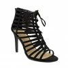 Material Girl Raquel Caged Gladiator Ankle Booties
