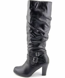 Style & Co. SHOES Rudyy Womens Slouched Boots Black