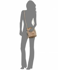The Sak Sayulita Crochet Drawstring Bucket Crossbody