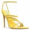 Cape Robbin SHOES Solstice Women's Strappy Stiletto Pointy Toe Sandals
