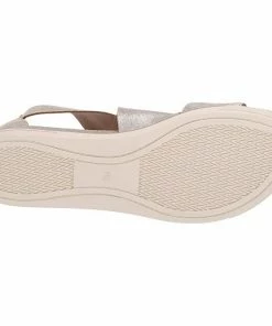 Eileen Fisher Sport Crisscross Frozen Metallic Platform Sandals