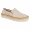 TOMS SHOES Sunset (Blush/Birch Suede) Slip-On Platform Sneakers