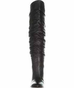 INC International Concepts Tabithaa Leather Ruched Knee-High Boots