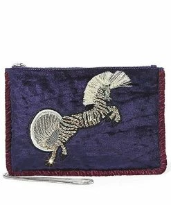Steve Madden Velvet Pegasus Small Convertible Pouch