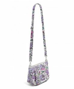 Crossbody Vera Bradley Carson Mini Shoulder Bag Lavendar/ Meadow
