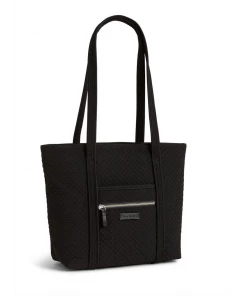 Totes Vera Bradley Iconic Small Vera Quilted Tote Bag Classic Black