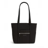Totes Vera Bradley Iconic Small Vera Quilted Tote Bag Classic Black