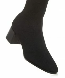 Via Spiga Sienna Square-Toe Knit Boots SHOES