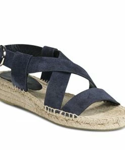 Via Spiga Gia (Marlin Blue Diamond Suede) Espadrille SHOES
