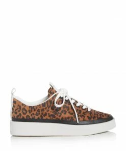 Via Spiga V-Mae Leopard Print Platform Sneakers SHOES