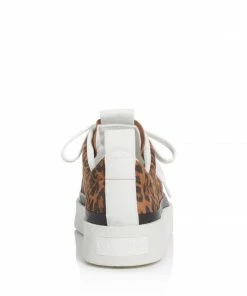 Via Spiga V-Mae Leopard Print Platform Sneakers SHOES