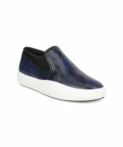 Via Spiga Yvonne Snake Print Leather Sneakers