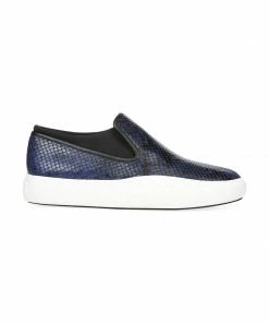Via Spiga Yvonne Snake Print Leather Sneakers