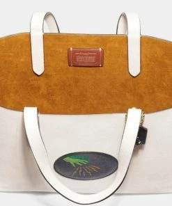 Wizard Of Oz Coach Highline Tote (Chalk/Gold) Tote Handbags Totes