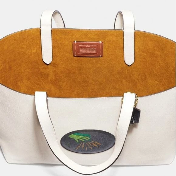 Wizard Of Oz Coach Highline Tote (Chalk/Gold) Tote Handbags Totes 3 Wizard Of Oz Coach Highline Tote (Chalk/Gold) Tote Handbags Totes